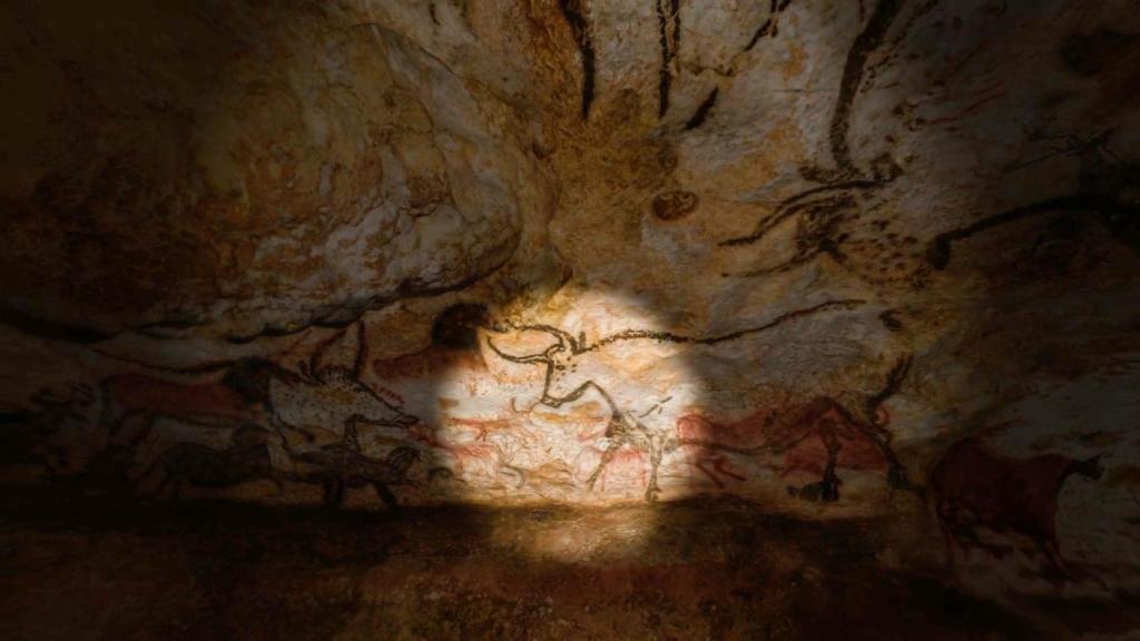 Una de las obras descubiertas en las cuevas de Lascaux y que ahora se replican en un gemelo digital.