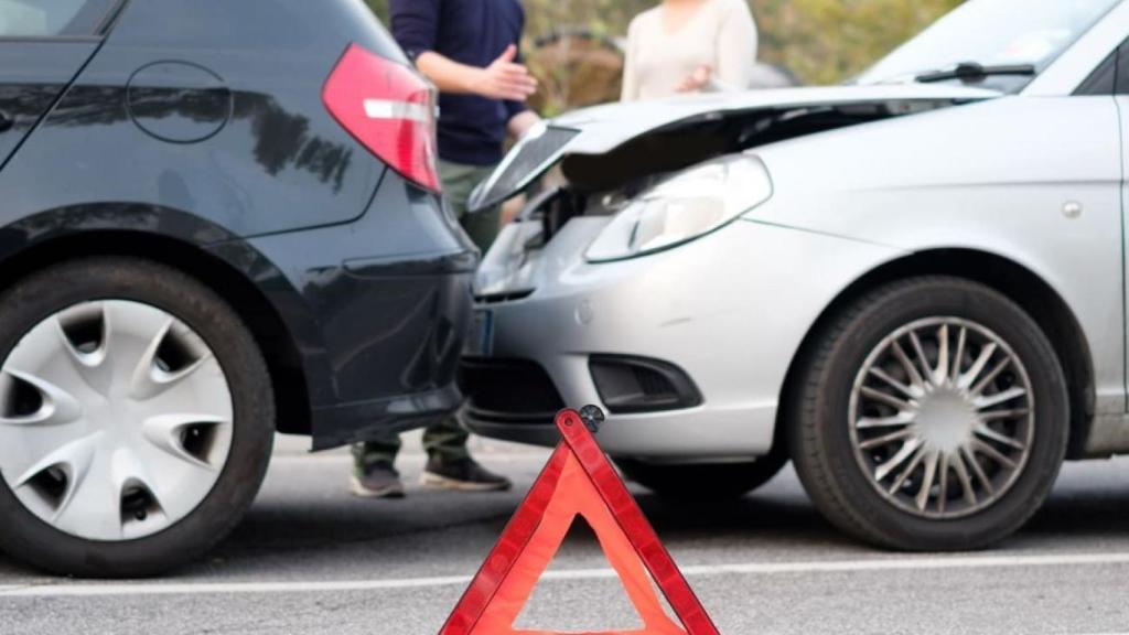 Accidente entre dos vehículos