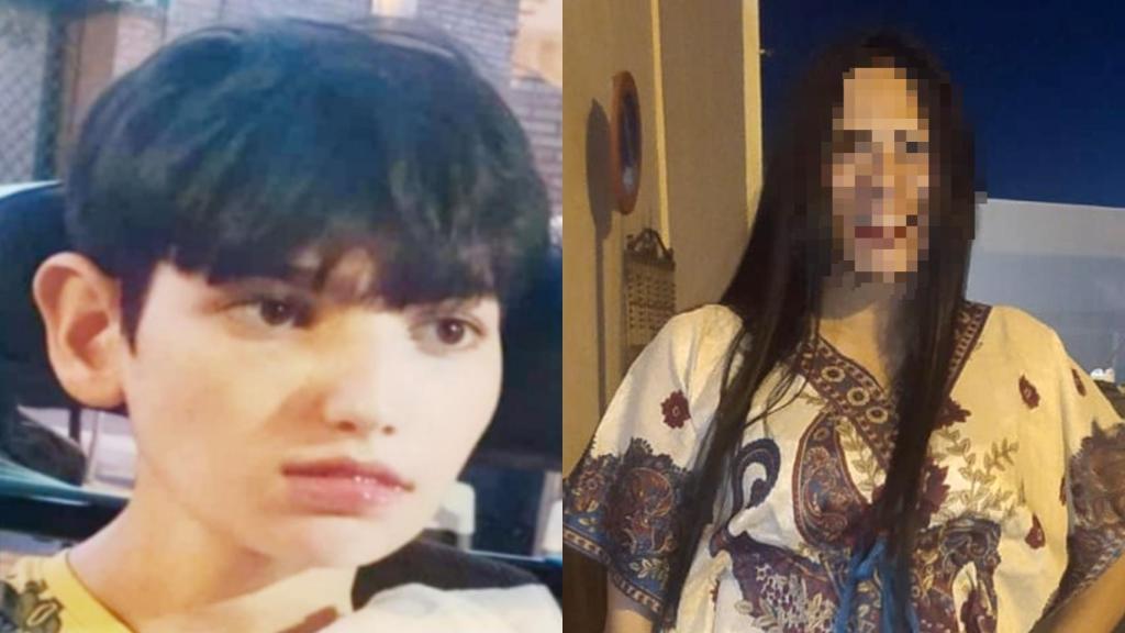 Antonio David Barroso, de 15 años, y su madre, Macarena Díaz, de 38.