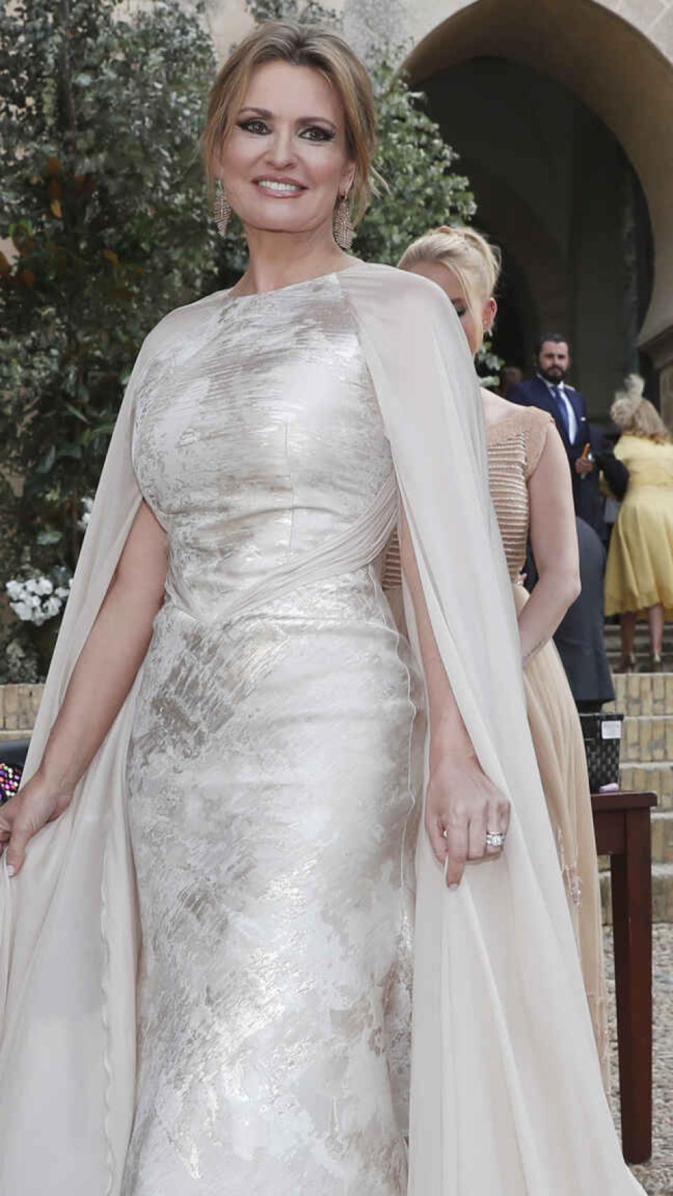 Arteta el día de su boda con Urrea en 2019.