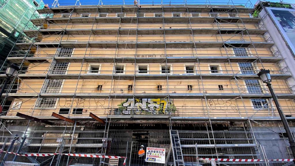 Obras del hotel Ocean Drive Madrid en el histórico Real Cinema.