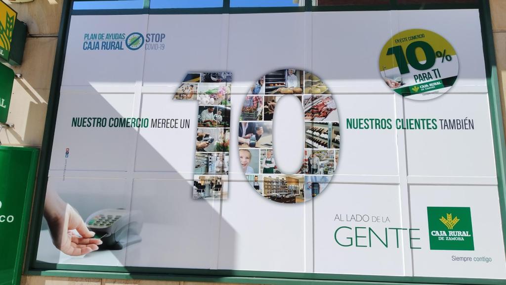 Caja rural zamora FACHADA CAMPAÑA 10%