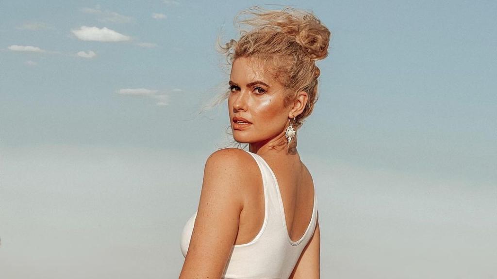 Adriana Abenia, en una imagen de sus redes sociales.