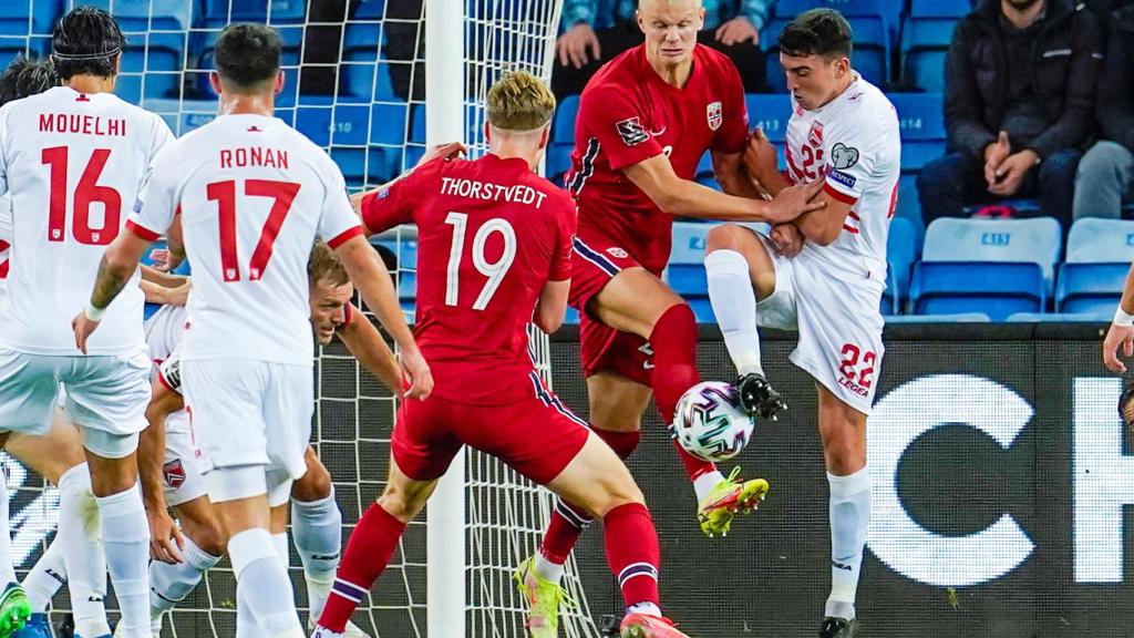 Haaland en un Noruega - Gibraltar