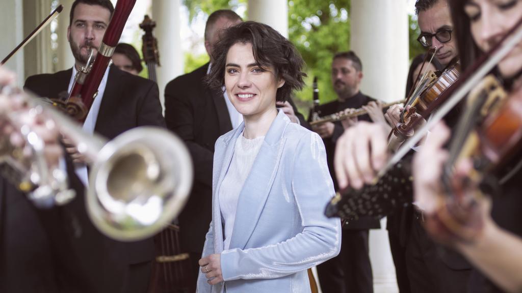 Marzena Diakun, la directora titular de la Orquesta y Coro de la Comunidad de Madrid esta temporada.