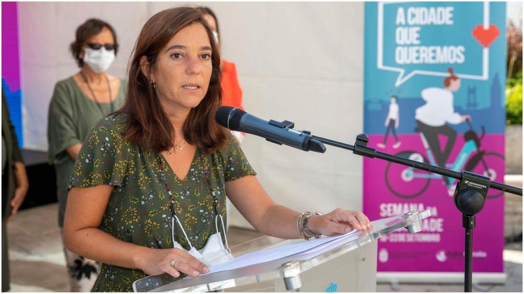 La alcaldesa Inés Rey.