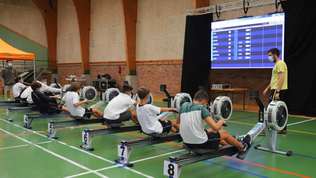 Algunos de los participantes en las regatas virtuales