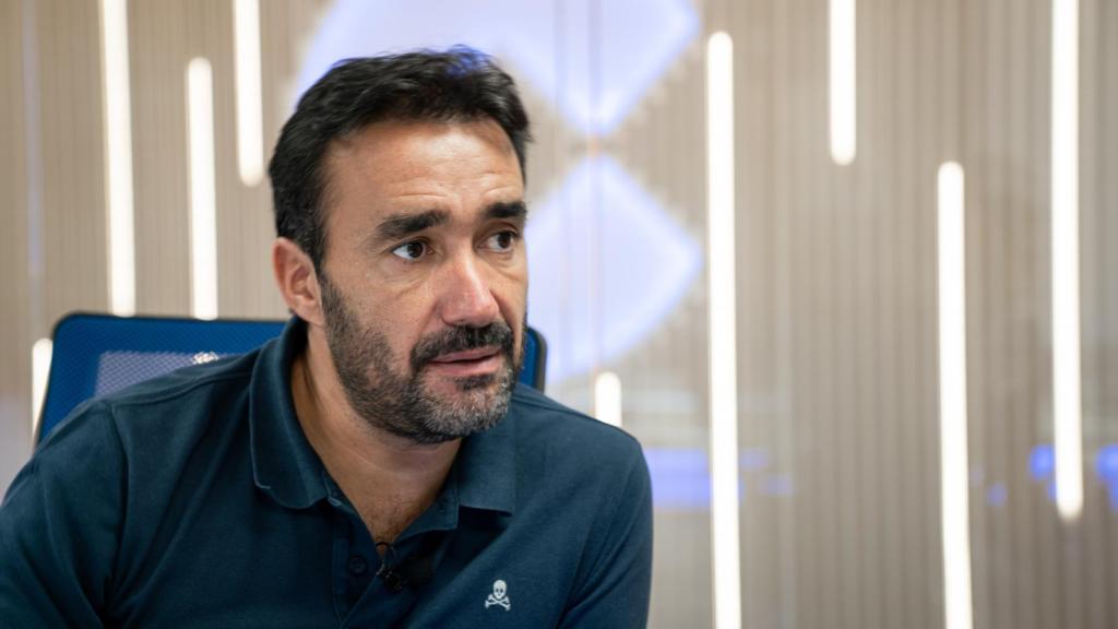 Juanma Castaño durante la entrevista.