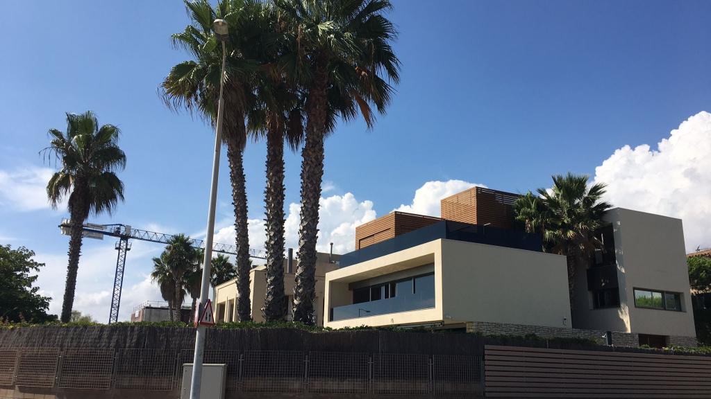 Imagen de una casa en Gavà Mar, una urbanización de clase media-alta cerca de Barcelona.