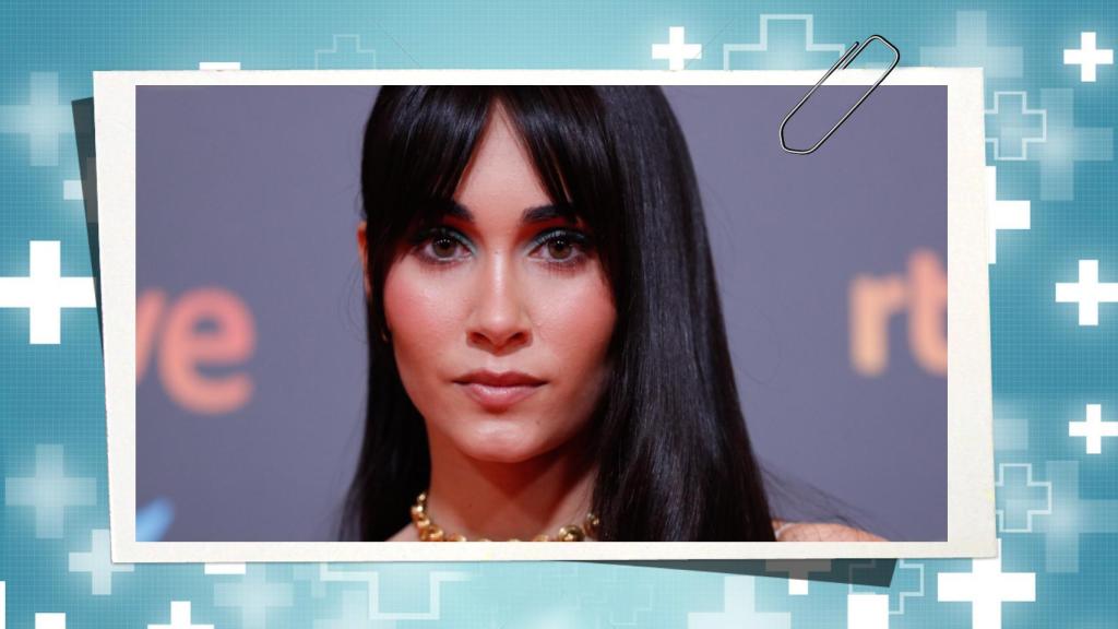 Aitana Ocaña en un montaje de JALEOS.