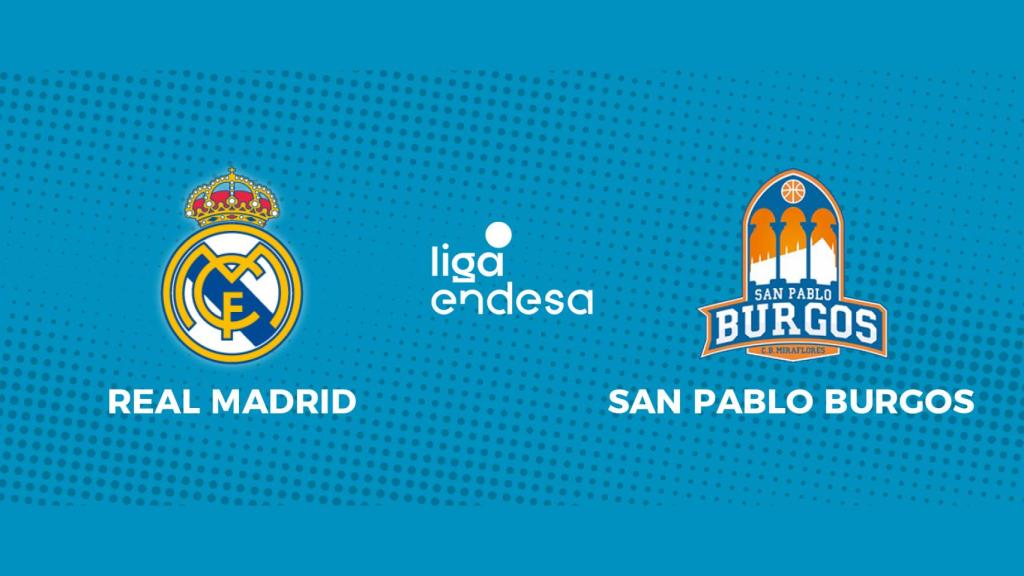Real Madrid - Hereda San Pablo Burgos: siga en directo el partido de la Liga Endesa