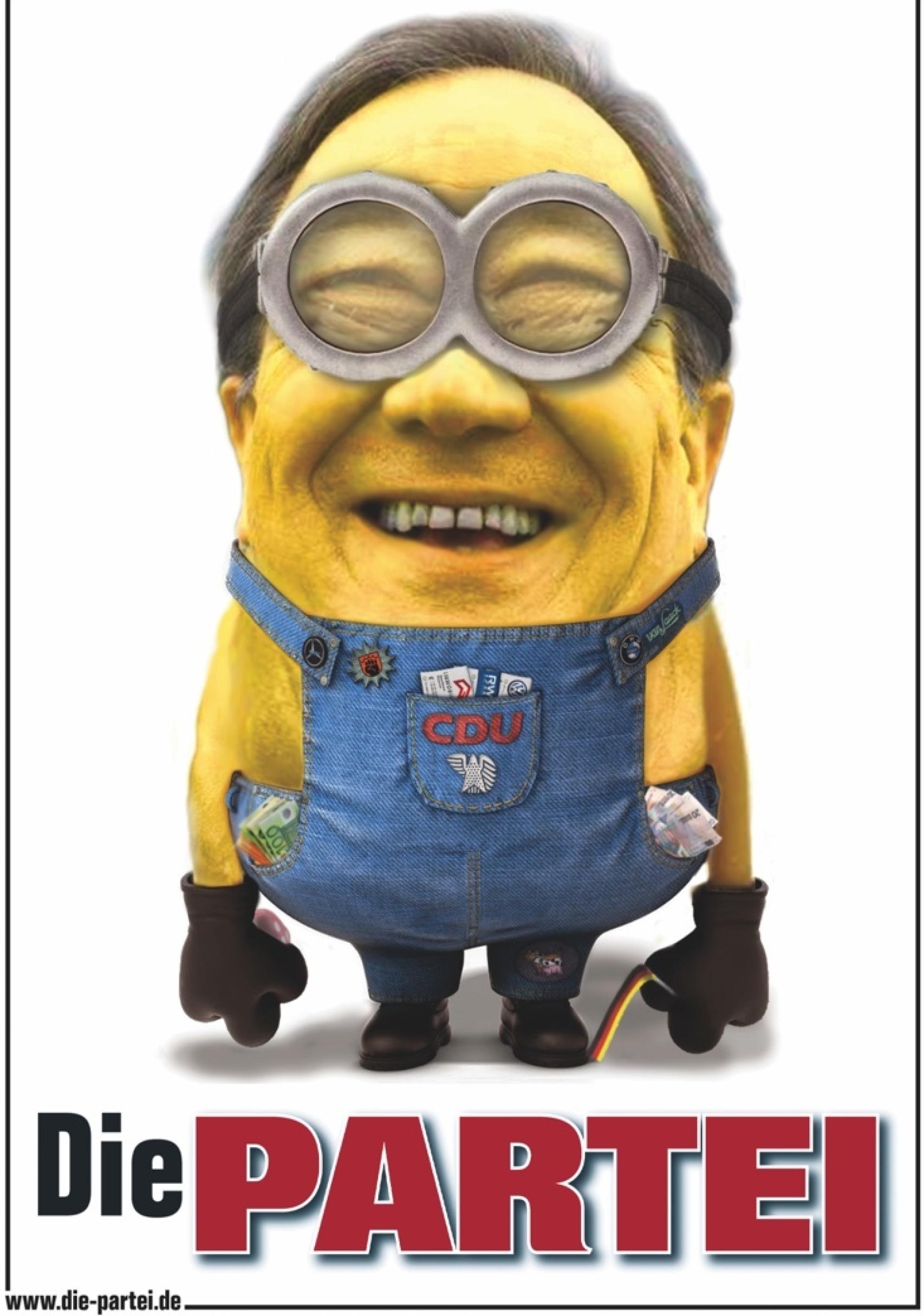 Cartel de El Partido con motivo de las elecciones alemanas.