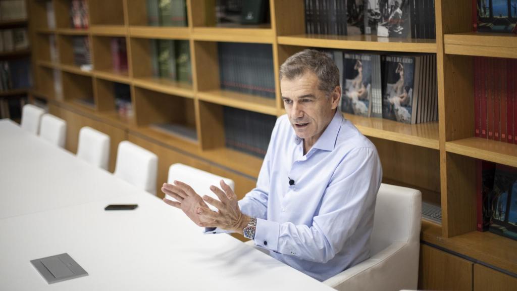 Toni Cantó, durante la entrevista.