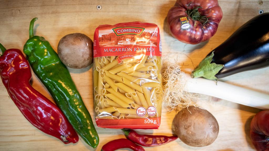 El paquete de macarrones de Combino, una de las marcas blancas de Lidl.
