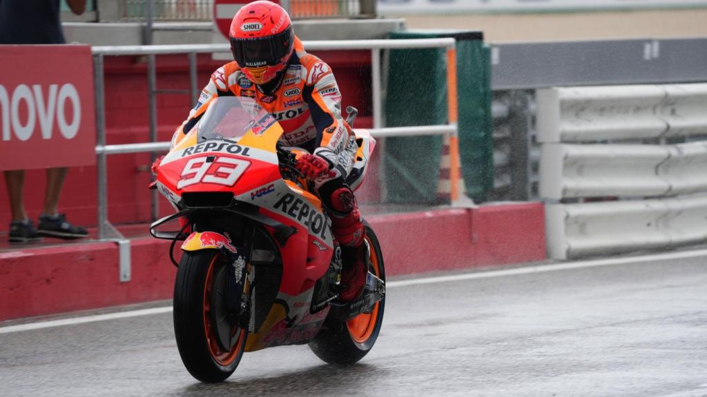 Marc Márquez en el Gran Premio de San Marino en Misano