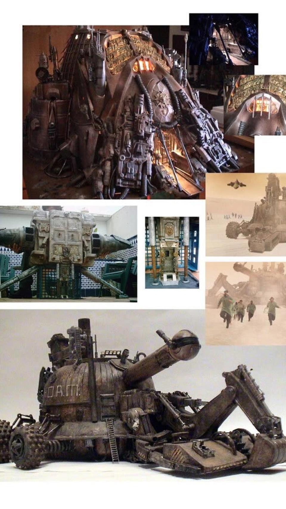 El uso de maquetas llenas de detalles resolvió mucho de los planos necesarios para dar vida a las principales escenas de ‘Dune’