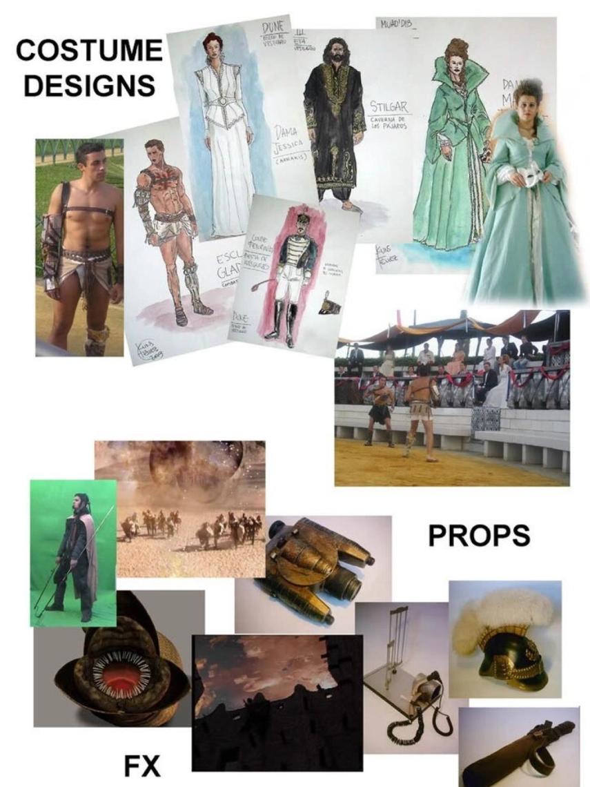 Los diseños de vestuario son sorprendentemente buenos, dignos de una producción de una categoría más elevada