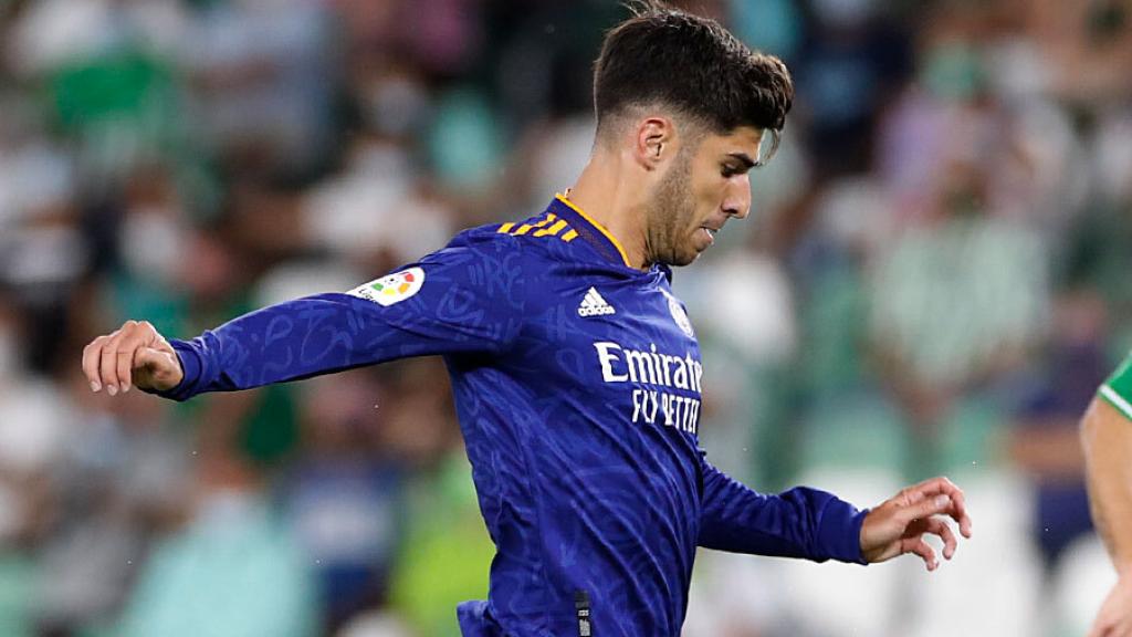 Marco Asensio en un partido de Liga contra el Betis