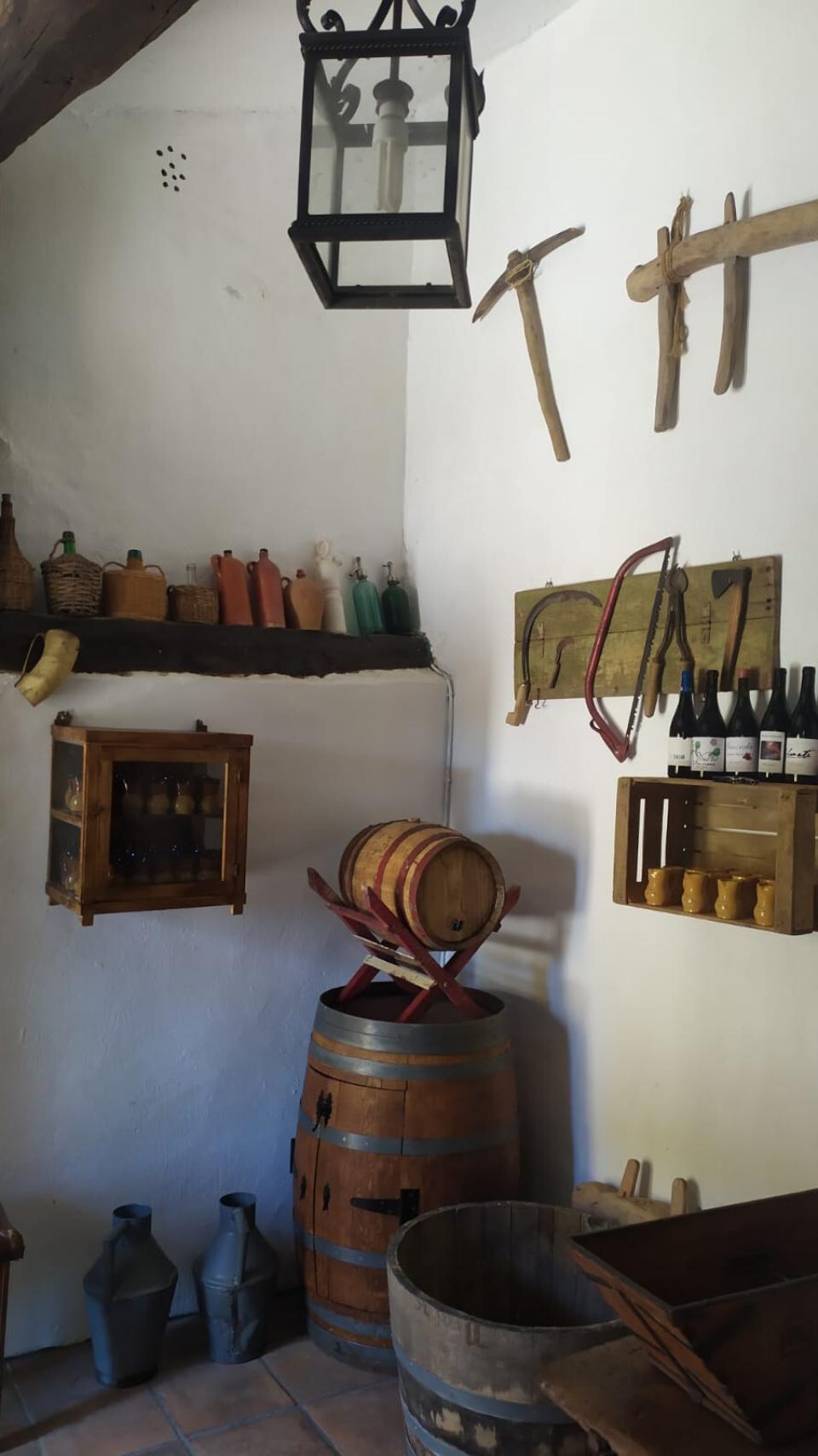 Interior de una bodega en la localidad de Peñafiel