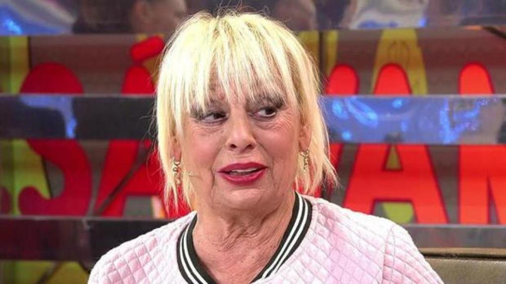 Josele Román el día que reapareció en el programa 'Sálvame' de Telecinco.