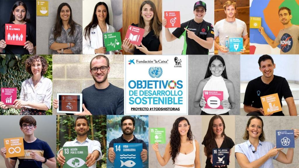 17 jóvenes que trabajan en la consecución de los 17 ODS
