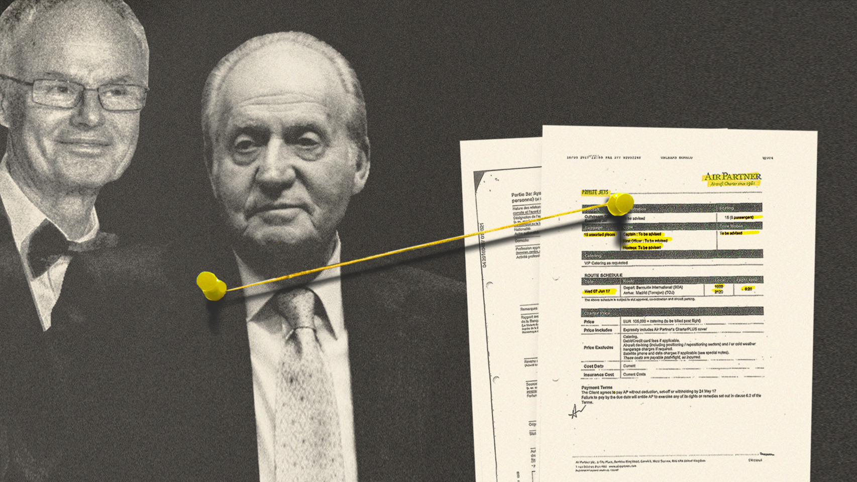 Álvaro de Orleans-Borbón y Juan Carlos I./