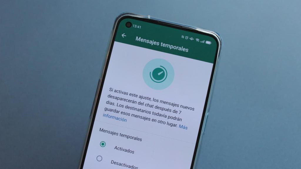 Mensajes Temporales de WhatsApp