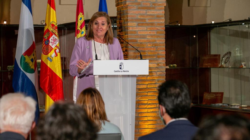 Rosana Rodríguez, consejera de Educación y Cultura, en su intervención