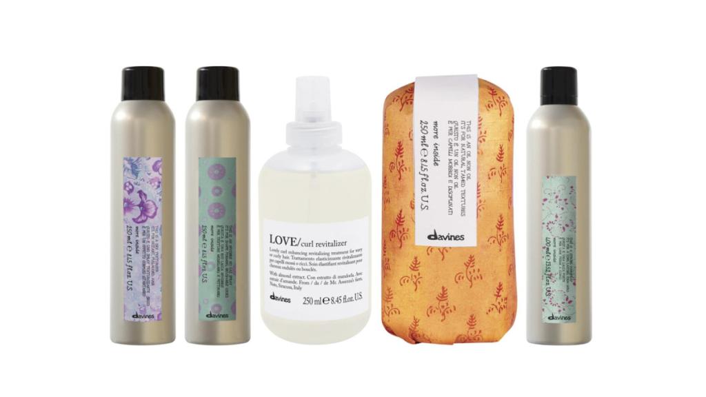 Productos Davines para una duración prolongada de tus rizos.