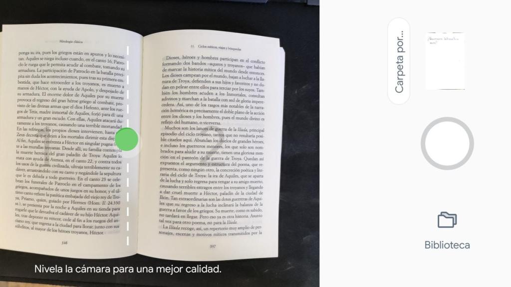 Escaneo de dos páginas simultáneas