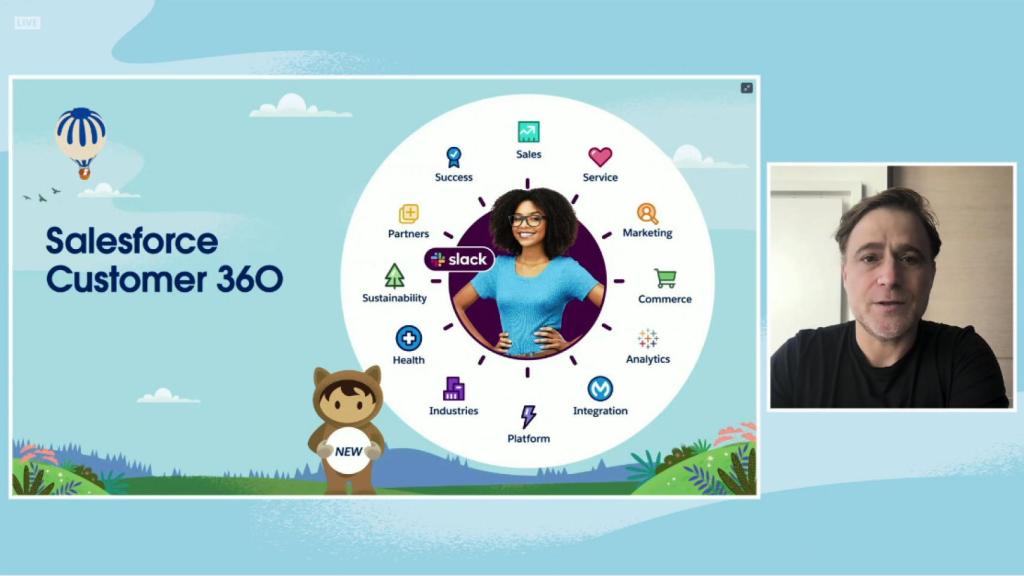 Stewart Butterfield, director ejecutivo y cofundador de Slack, durante su intervención acerca de Custosmer 360.