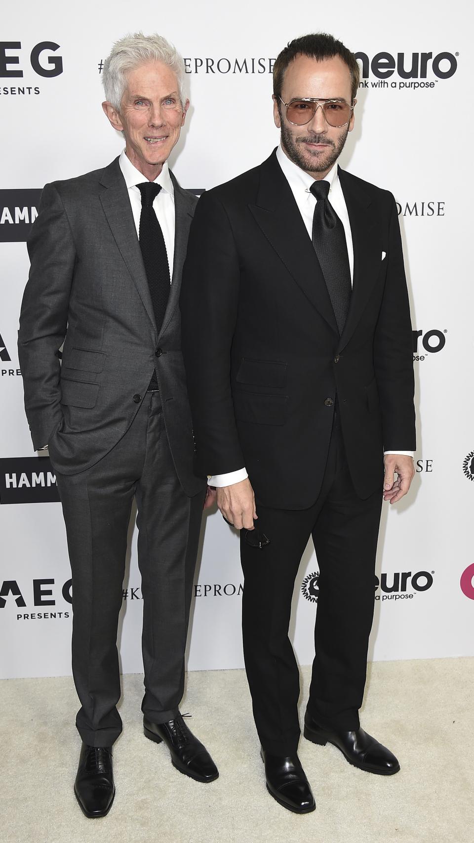 El matrimonio en un acto público en 2017.