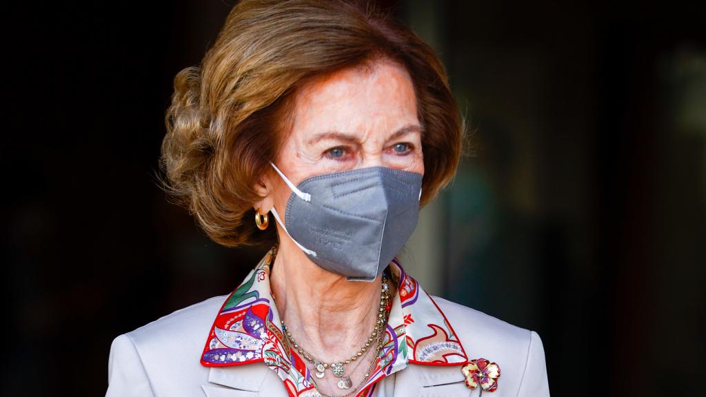 La reina Sofía durante el congreso sobre alzhéimer.