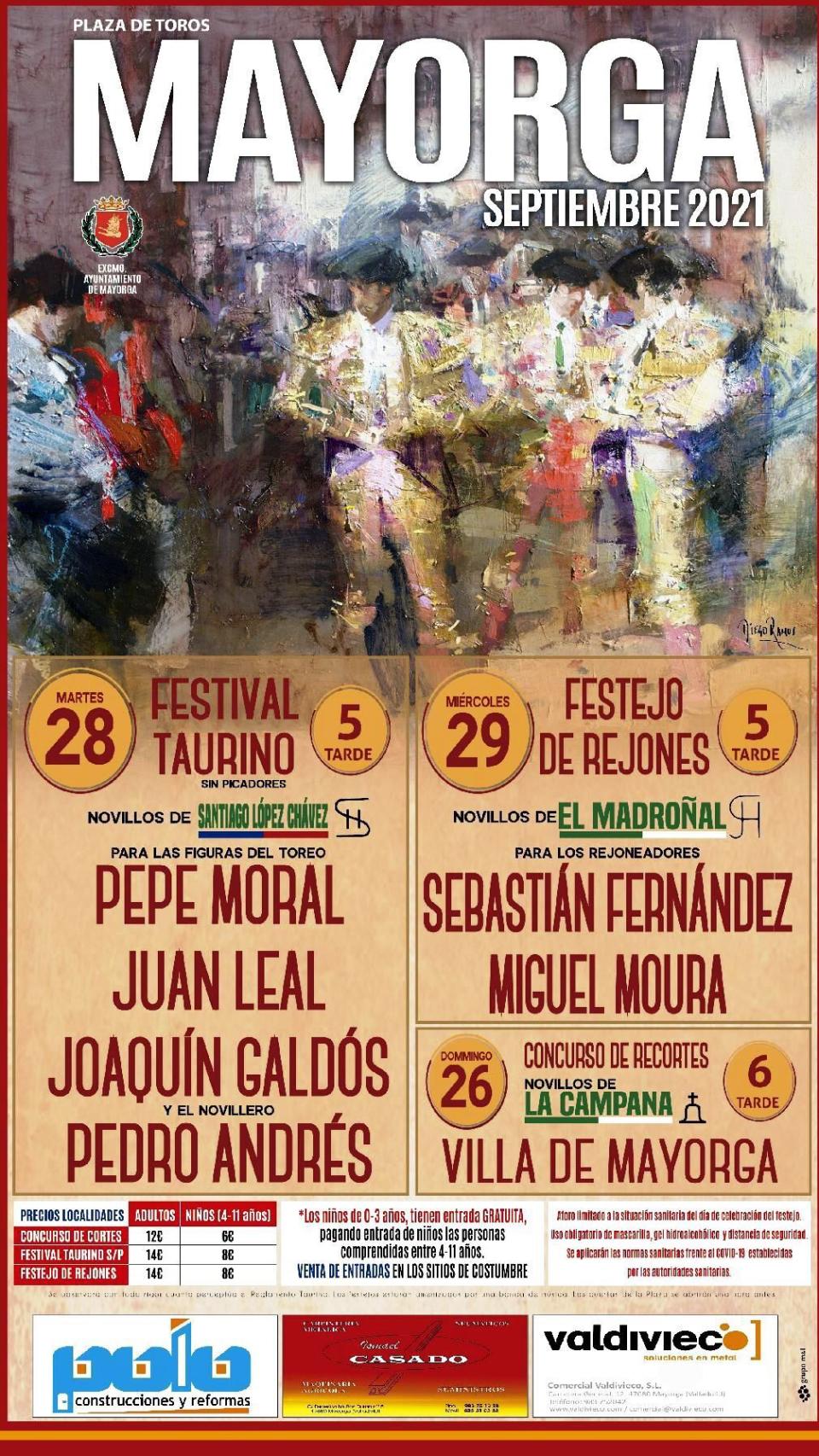 Cartel de la Feria Taurina de Mayorga