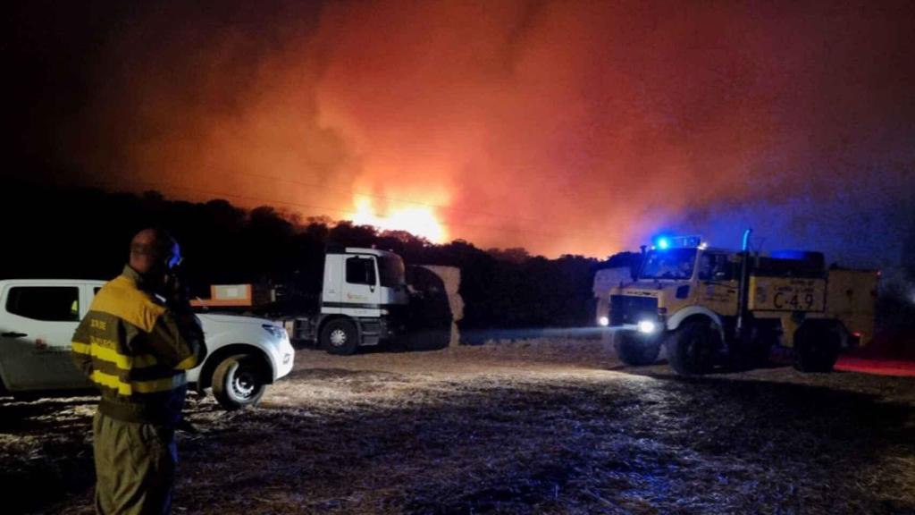 Incendio  Ayoó de Vidriales