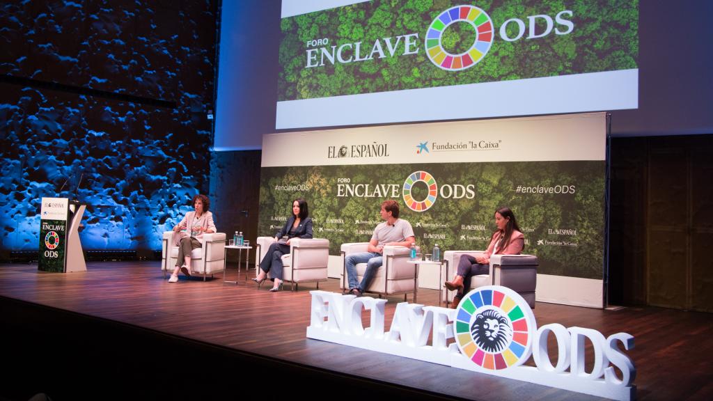 Concepción Galdón, Cruz Sánchez de Lara, Antonio Espinosa y Natalia López durante el foro celebrado ayer.