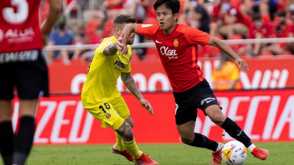 Take Kubo, con el Mallorca