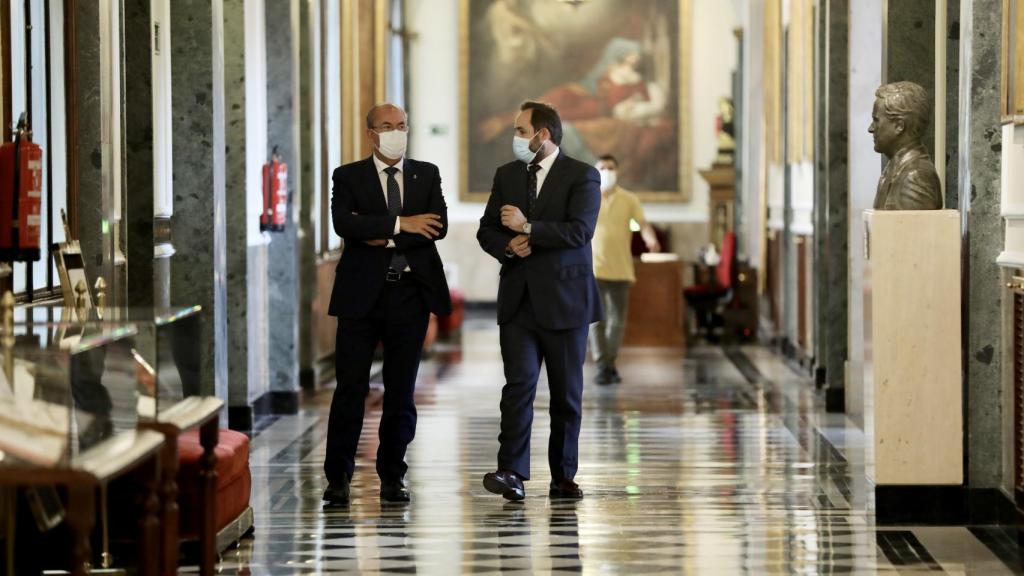 Núñez y Monago este miércoles en el Senado.