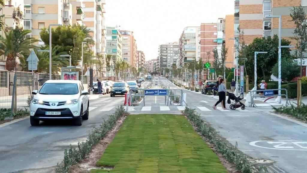 Apertura de la avenida.