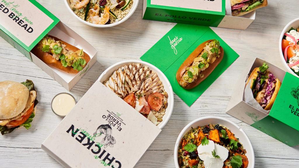 Algunas de las opciones de El Pollo Verde.