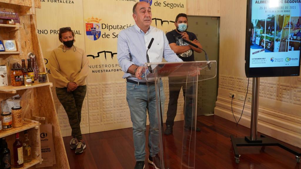 Miguel Ángel de Vicente durante la presentación de la feria
