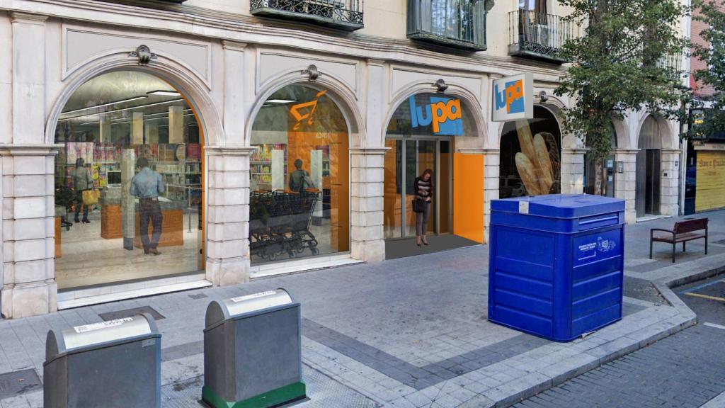 Entrada en Duque de la Victoria del nuevo establecimiento de Lupa