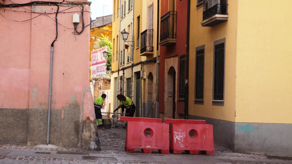 Calle Zapatería, en Zamora
