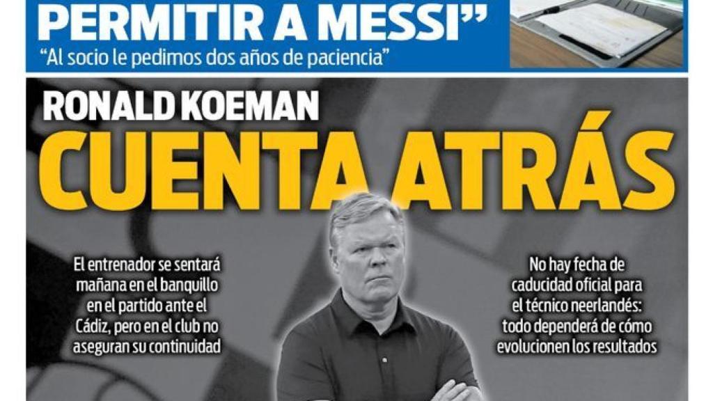 Portada Sport (22/09/21)