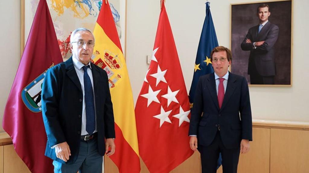 Alejandro Blanco, presidente del COE y Martínez Almeida, alcalde de Madrid