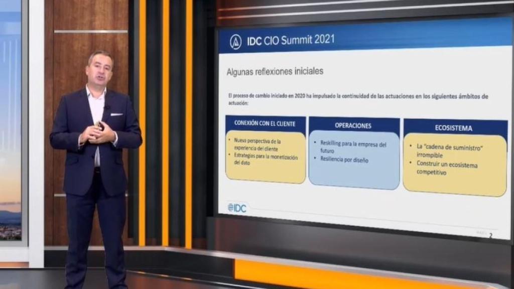 El director de Consultoría y Análisis de IDC Research España, José Antonio Cano, en CIO Summit 2021