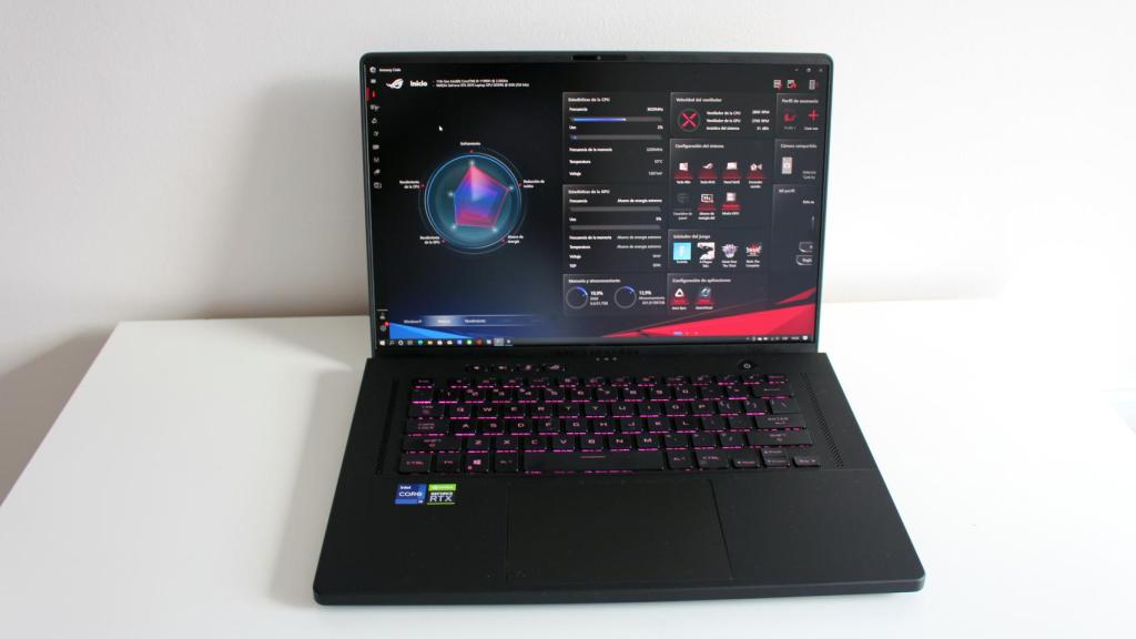 Así es Armory Crate, el software de personalización de ASUS.