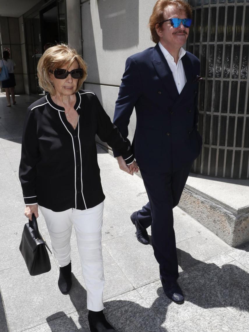 María Teresa Campos y Bigote Arrocet en una imagen de archivo.