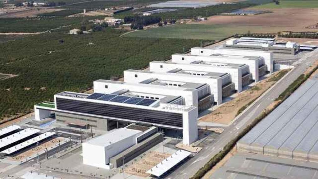 Una vista aérea del Hospital Los Arcos de San Javier