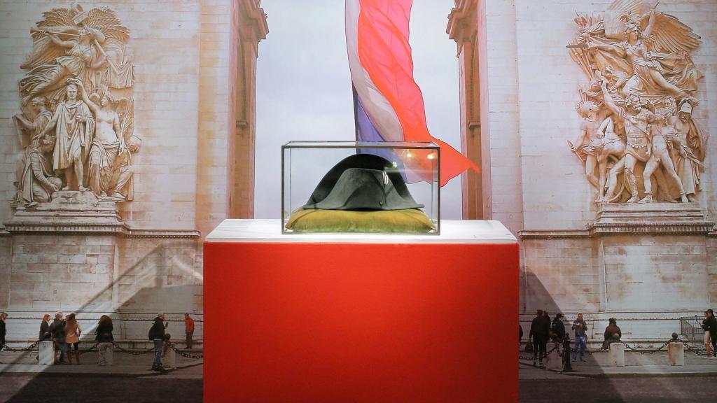 El bicornio de Napoleón subastado por más de un millón de euros.